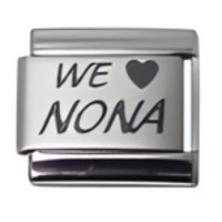 We (heart) Nona Laser Italian Charm image