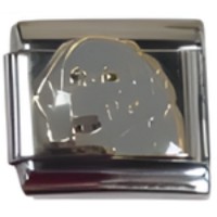 Weimaraner Dog Italian Charm image