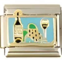 Wine & Grapes Italian Charm image (1)