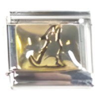 Wolf Howling Italian Charm image