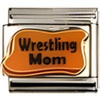 Wrestling Mom Italian Charm image