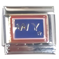 Wyoming State Italian Charm image