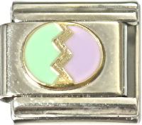 Easter Green/Lavender Italian Charm