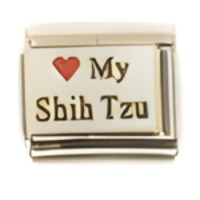 (heart) my Shih Tzu Italian Charm image