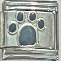 Paw Black Italian Charm_1