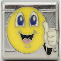 Emoji Hang Loose Italian Charm