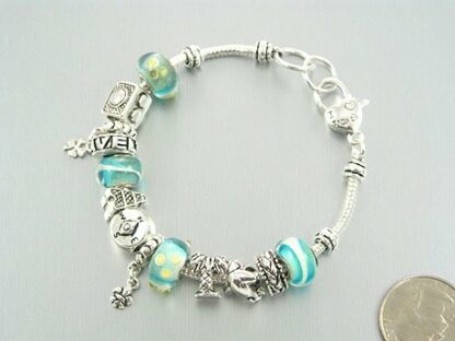 Travel Theme European Bead Bracelet