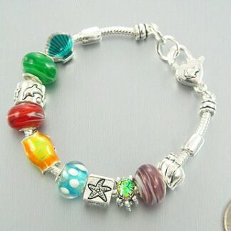 Sealife Theme European Bead Bracelet-1