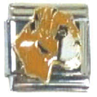 Boxer Dog Italian Charm_1