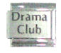 Drama Club Laser Italian Charm