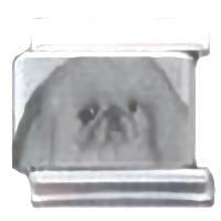 Pekingese Photo Laser Italian Charm