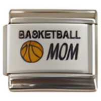 Basketball Mom True Color Laser Italian Charm image