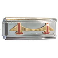 Golden Gate Bridge Superlink Italian Charm image