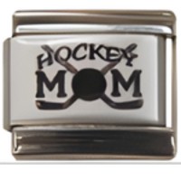 Hockey Mom True Color Laser Italian Charm image