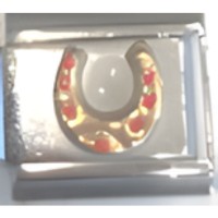 Horseshoe Italian Charm image