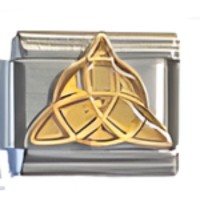 Irish Celtic Trinity Knot Italian Charm image