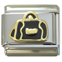 Purse Black Italian Charm image