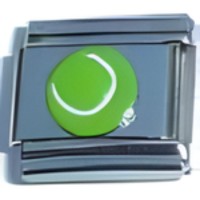 Tennis Ball Green Italian Charm image