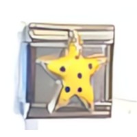 Yellow Starfish Italian Charm image
