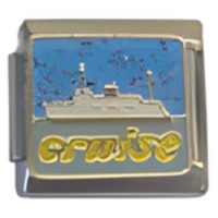 Cruise Ship Glitter Italian Charm image
