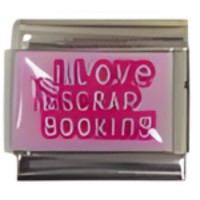 I Love Scrapbooking Italian Charm image