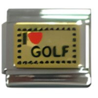 I (heart) Golf Italian Charm image