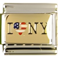 I (heart) NY Italian Charm image (1)