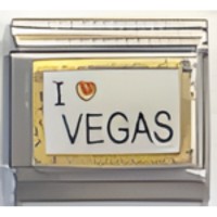 I (heart) Vegas Italian Charm image