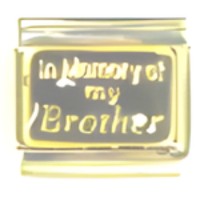 In Memory of my Brother Italian Charm image