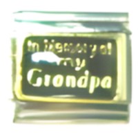 In Memory of my Grandpa Italian Charm image