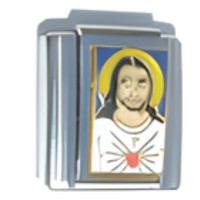 Jesus Sacred Heart Italian Charm image