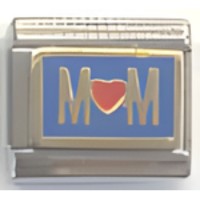 MOM Blue Italian Charm image