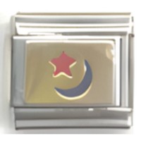 Moon & Star Italian Charm image