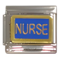 Nurse Blue Italian Charm image