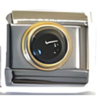 Onyx Round Stone Italian Charm image