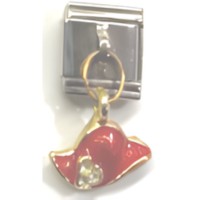 Red Hat Dangle Italian Charm image