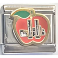 Twin Towers in Apple Italian Charm image (1)