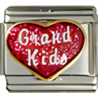 (heart) Grandkids Italian Charm image