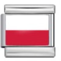 Poland Flag Italian Charm