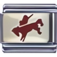 Bucking Bronco Italian Charm image (1)