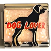 Dog Lover Italian Charm image