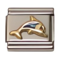 Dolphin Italian Charm image