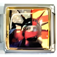 Statue of Liberty with Flag Italian Charm image