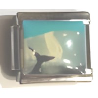 Whale Tail Glacier Italian Charm image