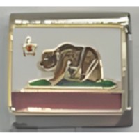 California Flag Italian Charm image