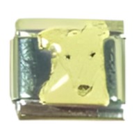 Greyhound Dog Italian Charm image