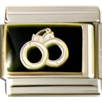 Handcuffs Italian Charm image