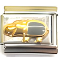 Hippopotamus Italian Charm image