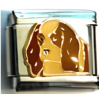 King Charles Spaniel Dog Italian Charm image