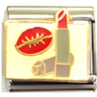 Lips with Lipstick Italian Charm image